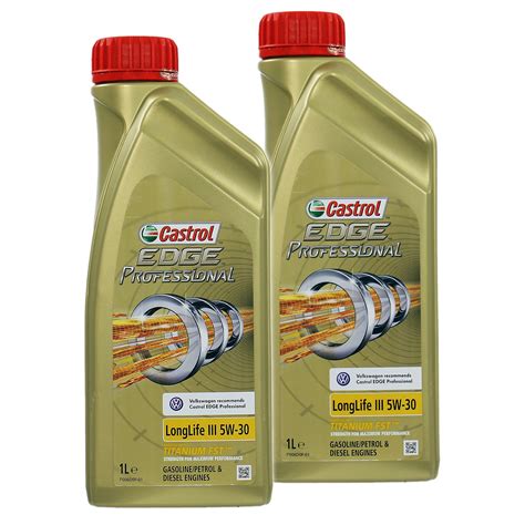 X L Liter Castrol Edge Professional Longlife Iii W Vw Motor L