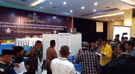 Hasil Pleno Kpu Tanjungpinang Pdip Dominasi Perolehan Kursi Dprd