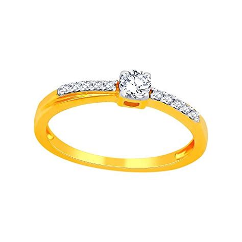 Buy Me Solitaire By Gitanjali 14kt Yellow Gold And Diamond Ring For