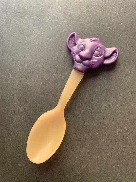 Vintage 1994 Disney Lion King Simba General Mills Color Changing Spoon