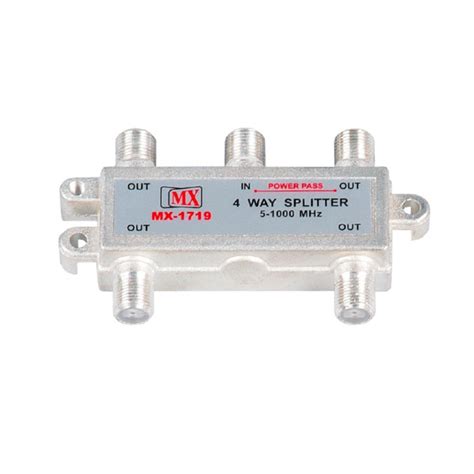 Mx 4 Way Splitter Mini 1 Ghz All Power Pass Mx 1719a Buy Online At