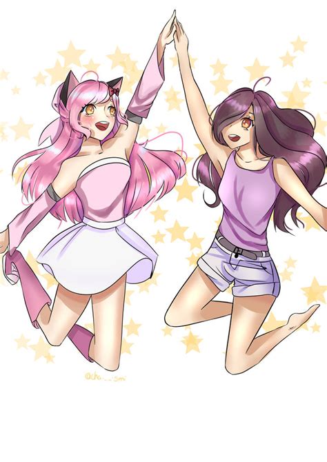 Aphmau and kawaiichan by LunacyDoll on DeviantArt