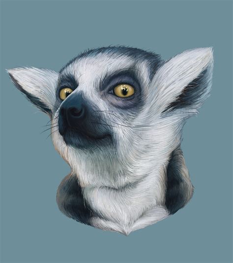 Artstation Lemur Art 2d