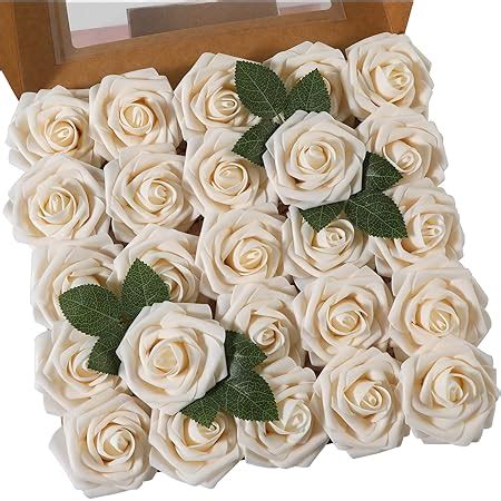 Amazon de Msrlassn Künstliche Rosen Blumen Schaumrosen Foamrosen