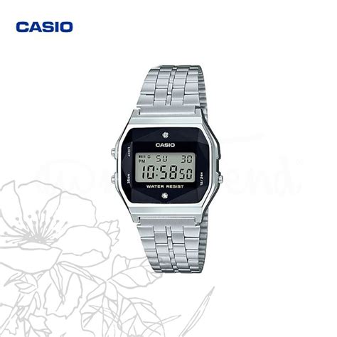 Relógio Casio Vintage A159WAD 1DF Diamond Prateado