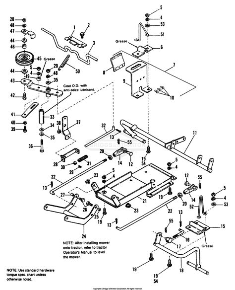 Simplicity 1690838 36 Mower Deck Parts Diagram For 36 Clutch