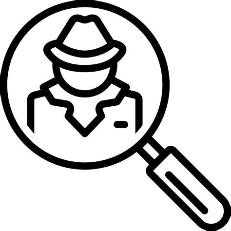 Line Icon For Investigators Vector Art At Vecteezy