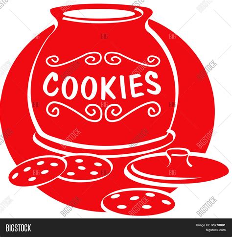 Cookies Cookie Jar Clip Art Vector & Photo | Bigstock