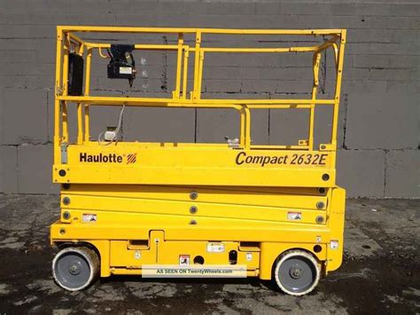 List Of All Scissor Lift Model Specifications