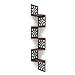 Vasemouh Five Tier Wooden Corner Shelf Shapes Of Flowers Corner Shelves