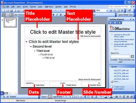 Slide Master And Slide Layouts Editing Slide Masters In Powerpoint Presentations Glossary