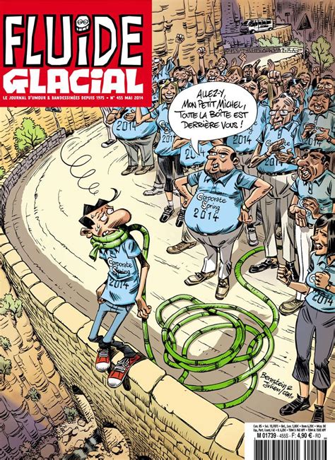 Fluide Glacial N° 455 Mai 2014 Couverture Bernstein And Julien Cdm Fluide Glacial