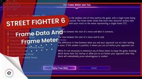 Street Fighter 6 What Is Frame Data And Types