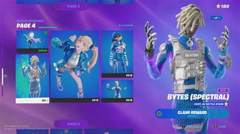 How To Unlock Bytes Spectral In Fortnite Battle Pass Bonus Rewards