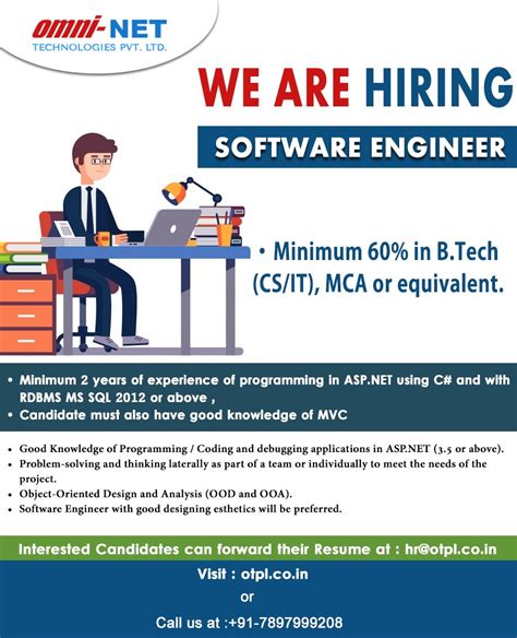 Omninet Technologies Pvt Ltd On Twitter We Are Hiring Software