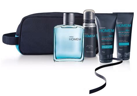 Kit Presente Perfume Natura Homem Masculino Pcs Embalagem R