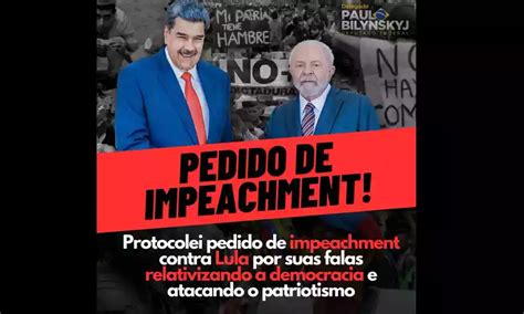 Mais Uma Vez Deputados Bolsonaristas Protocolam Pedido De Impeachment