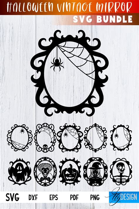 Halloween Vintage Frames SVG|Halloween Vintage (2780619)