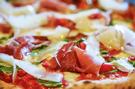 Pancetta Parmesan And Arugula Pizza Photograph By Darryl Brooks Fine