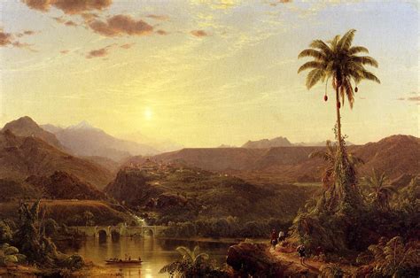 The Cordilleras Sunrise 1854 Painting Frederic Edwin Church Oil Paintings