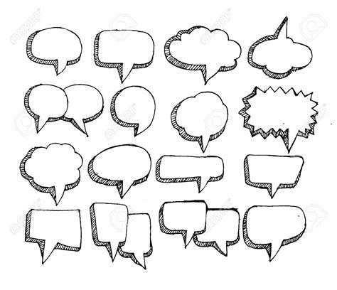 thought bubble drawing