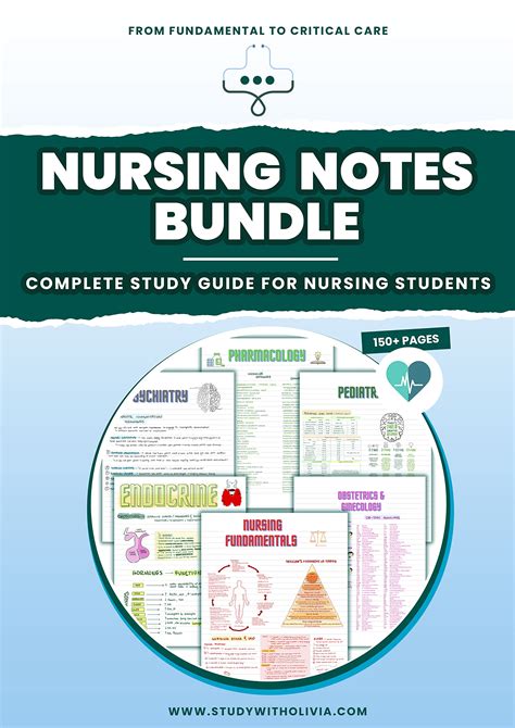 Complete Study Guide Bundle For Nursing Students Nursing Notes By