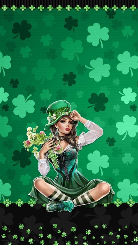 St Patricks Day Anime Girl Wallpapers Wallpaper Cave