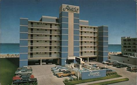 Aquarius Motel Apartments Virginia Beach Va Postcard