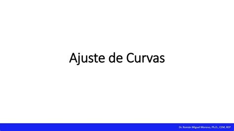 PDF Ajuste De Curvas Concepto De Ajuste De Curvas Diferencia Con