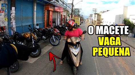 COMO ESTACIONAR MOTO NUMA VAGA PEQUENA YouTube