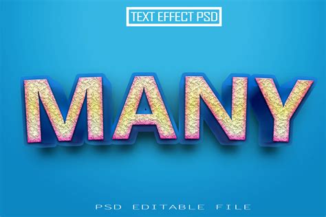 Many Editable Premium D Psd Text Effect Deeezy