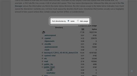 How To Use The Disk Space Usage Tool In CPanel Domains Co Za