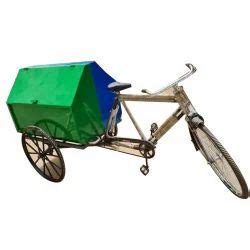 Garbage Cycle Rickshaws Green Garbage Collector Cycle Rickshaw