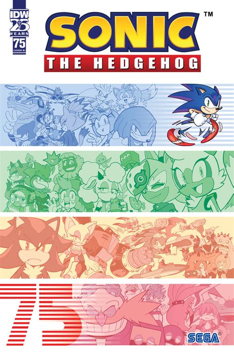 Idw Sonic Covers And Previews · Idwsonicnews Sonic The Hedgehog 75 125