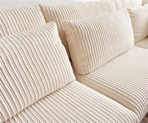 Hoekbank Isla Cord Beige X Cm Longchair Rechts Bol