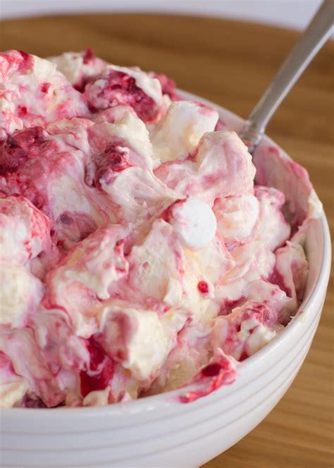 Raspberry Marshmallow Fluff Salad Sugar N Spice Gals Recipe