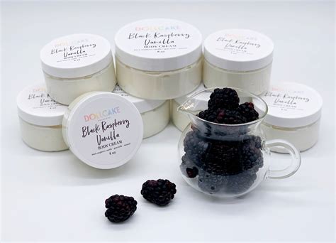 Black Raspberry Vanilla Goat Milk Body Cream Dollcake Skincare