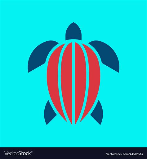 Sea turtle logo Royalty Free Vector Image - VectorStock