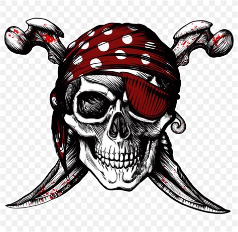 Jolly Roger Tattoo Piracy Human Skull Symbolism PNG 800x800px Jolly