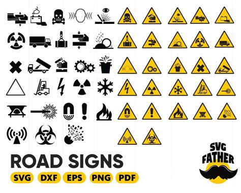 ROAD SIGN SVG, road sign clipart, sign svg, road traffic sign, road ...