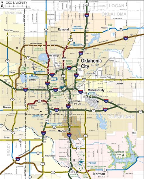 Oklahoma State Map Printable - Printable Maps