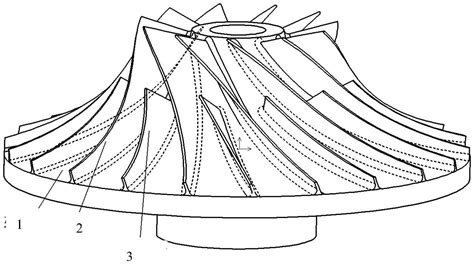 一种高速离心风机上使用的恒压三元流叶轮的制作方法
