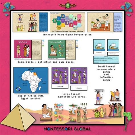 Ancient Egypt 3 Part Cards Boom Cards Powerpoint Presentations • Teacha