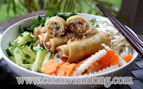 Bún Chả Giò Thơm Ngon Cho Gia đình Thay đổi Khẩu Vị