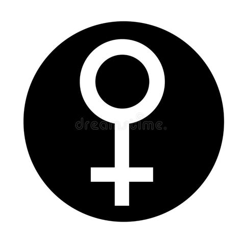 Sex Black Symbol Gender Man And Woman Symbol Male And Female Abstract Symbol Vector