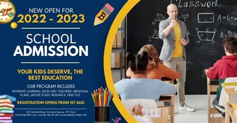 School Admission School Admissions Admissions Poster