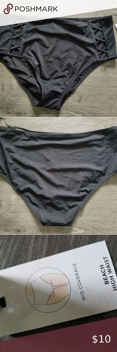 Shade Shore Womans XL High Wasit Bikini Bottoms Bikinis Bikini