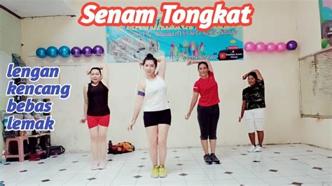 Senam Aerobic Pembentukan Dengan Tongkat Lengan Bebas Lemak Youtube