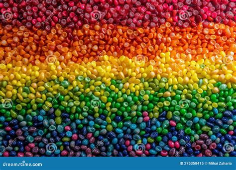 Different Types of Colorful Candy Sweets. Conceptual Illustration ...