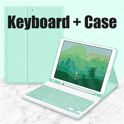 Goojodoq For Ipad Case With Keyboard With Pencil Holder Air Pro